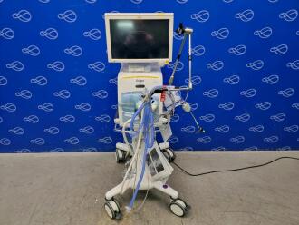 Draeger Babylog VN500 Ventilator with Infinity C500 Monitor on Trolley