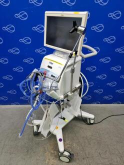 Draeger Babylog VN500 Ventilator with Infinity C500 Monitor on Trolley - 3