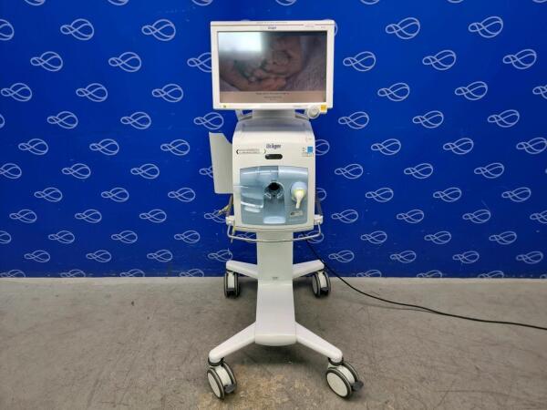 Draeger Babylog VN500 Ventilator with Infinity C500 Monitor on Trolley