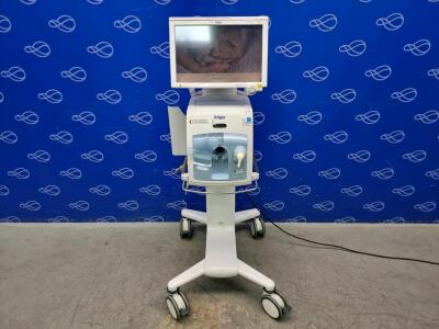 Draeger Babylog VN500 Ventilator with Infinity C500 Monitor on Trolley