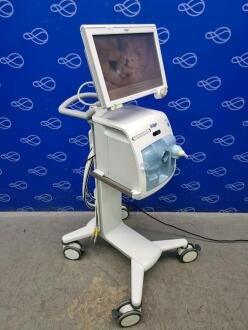 Draeger Babylog VN500 Ventilator with Infinity C500 Monitor on Trolley - 2