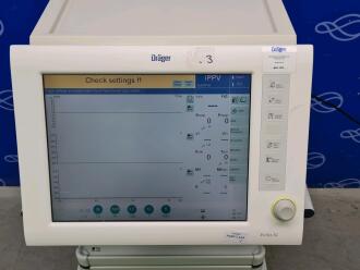 Draeger Evita XL Ventilator on Mova Cart - 2