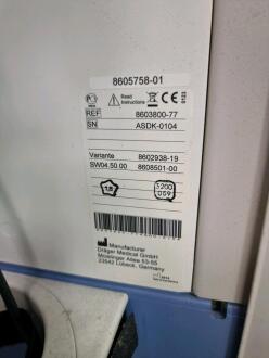 Draeger Primus Anaesthetic Machine - 5