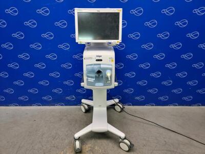 Draeger Babylog VN500 Ventilator & Infinity C500 Monitor on Trolley