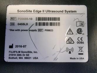 Sonosite Edge Ultrasound System on Edge Stand - No SD Card - 3