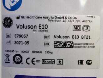 GE Voluson E10 BT21 Ultrasound - 7