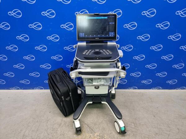 GE Vivid IQ Premuim v204 Portable Ultrasound on Trolley