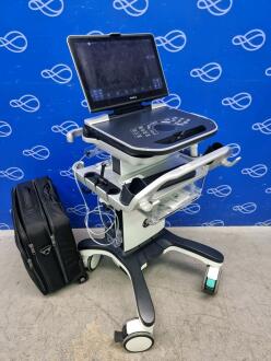 GE Vivid IQ Premuim v204 Portable Ultrasound on Trolley - 2