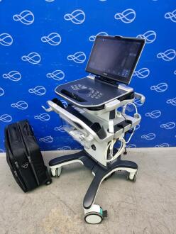 GE Vivid IQ Premuim v204 Portable Ultrasound on Trolley - 3