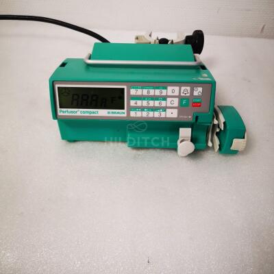 3x B BRAUN Perfusor Compact Syringe Pumps