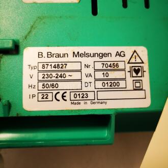 3x B BRAUN Perfusor Compact Syringe Pumps - 3