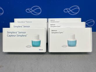 3 x Medtronic Simplera Sync Sensors & 3 xMedtronic Simplera Sensor Capture Simplera - Boxed as new