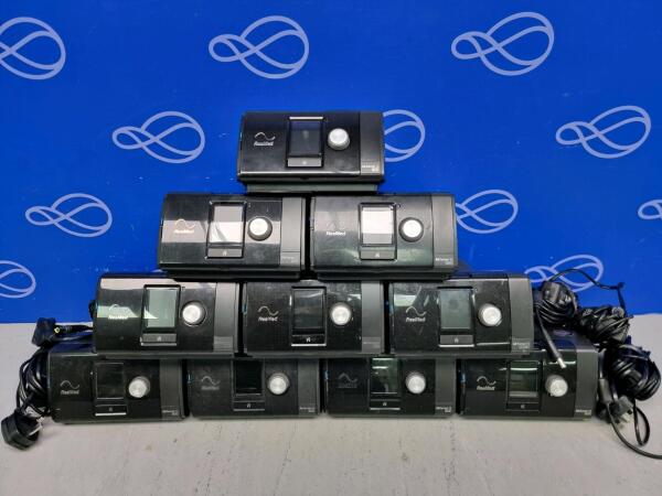 10 x ResMed AirSense 10 Autoset CPAP