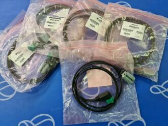 5 x Philips M3508A Defibrillator Pad Cable