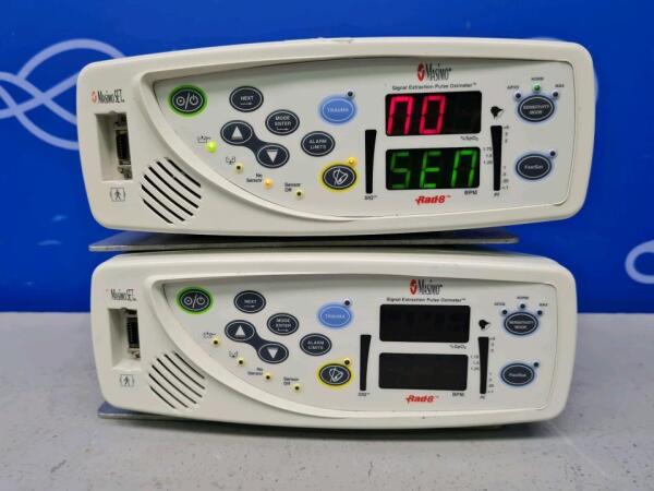 2 x Masimo Rad 8 Pulse Oximeter