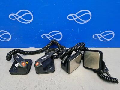 2 x Medtronic Physio Control 3200936-000 Apex / Sternum External Hard Defibrillator Paddles