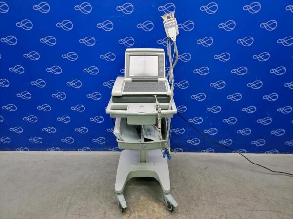 GE MAC 5500 HD ECG Recorder on Trolley