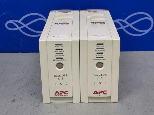 2 x APC Back-UPS CS650
