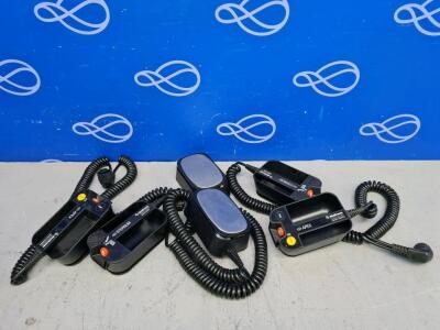 3 x Medtronic Physio- Control Quik Charge / Quik-Look, Apex / Sternum External Hard Defibrillator Paddles