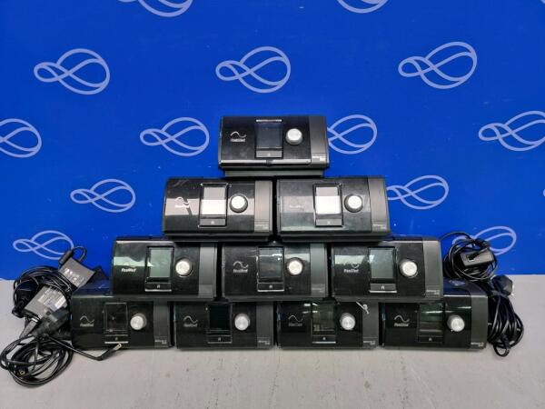 10 x ResMed AirSense 10 Autoset CPAP
