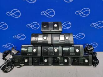 10 x ResMed AirSense 10 Autoset CPAP