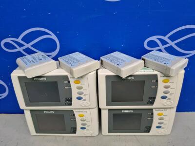 4 x Philips IntelliVue X2 Patient Transport Monitor / Module