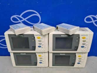 4 x Philips IntelliVue X2 Patient Transport Monitor / Module