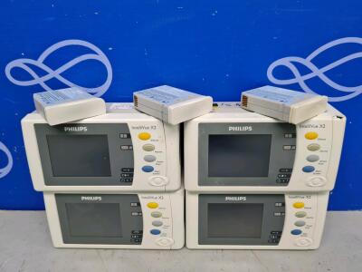 4 x Philips IntelliVue X2 Patient Transport Monitor / Module