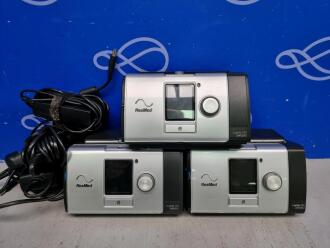 3 x ResMed Lumis 150 VPAP ST-A