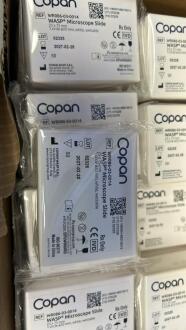 Box of Copan WASP Microscope Slides - 25 x 75 mm - Packaged as new - 2