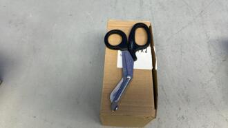1 Box Utility Scissors, 10 x Timesco Digital Thermometers, 3 boxes Timesco Thermometer Probe Covers - Boxed and Packaged as new - 4