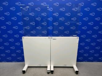 2 x Kenex 310/B-3 Mobile Height-Adjustable Lead Shield