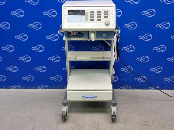 Draeger Evita 2 Dura Ventilator on Trolley