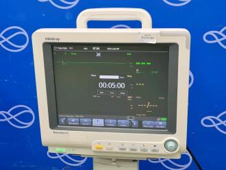 2 x Mindray BeneView T5 Patient Monitor on Rollstand - 2