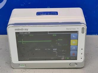 2 x Mindray BeneView T5 Patient Monitor on Rollstand - 3