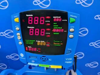 4 x GE Carescape Dinamap V100 Vital Signs Monitor on Rollstand - 2