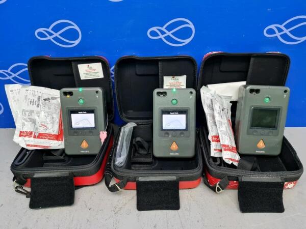 3 x Philips Heartstart FR3 Defibrillator