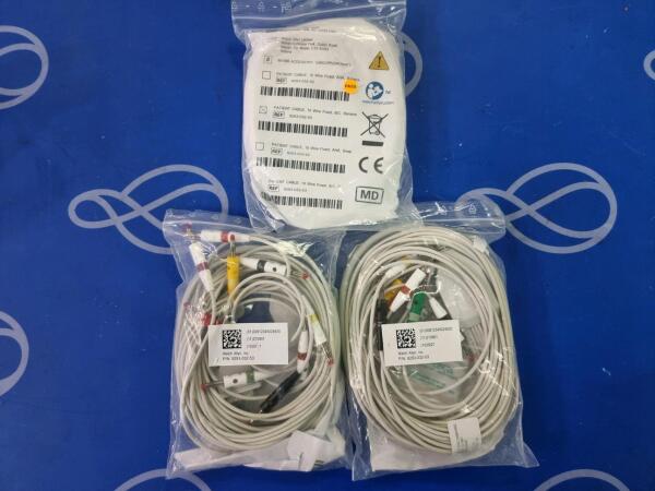3 x Welch Allyn 12 Lead ECG Cable - Ref 9293-032-53