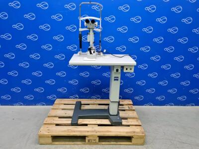 Zeiss SL 120 Slit Lamp on Motorised Table