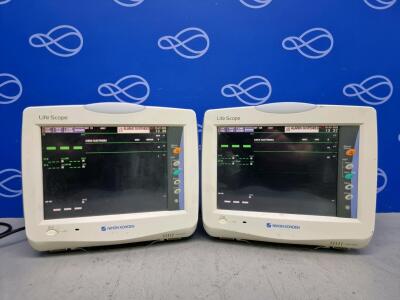 2 x Nihon Kohden BSM-3562 Life Scope Bedside Patient Monitor