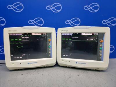 2 x Nihon Kohden BSM-3562 Life Scope Bedside Patient Monitor