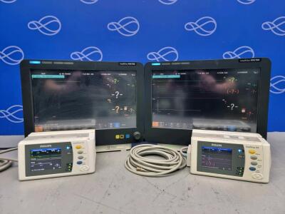 2 x Philips IntelliVue MX700 Patient Monitor