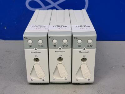 3 x Mindray CO2 Microstream Module P/N 6800-30-50558