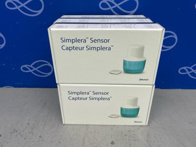 6 x Medtronic Simplera Sensor with Capteur Simplera - Boxed as new