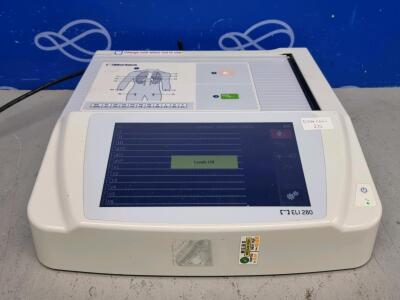 Mortara ELI280 ECG Recorder on Trolley
