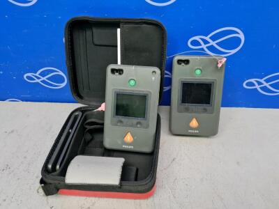2 x Philips Heartstart FR3 Defibrillator