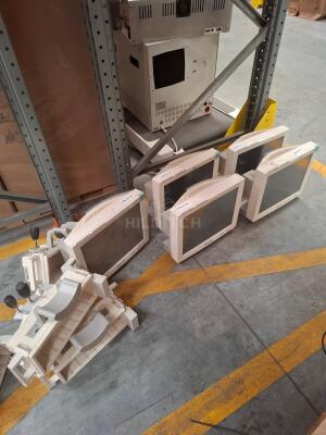 5 x Philips MP70 Patient Monitors with Module Racks