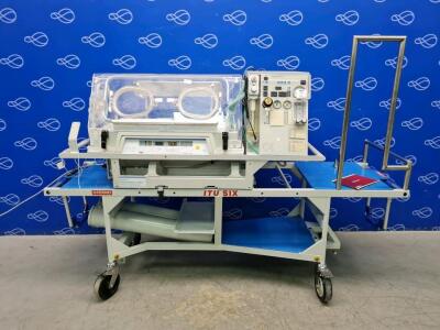 Draeger Isolette TI500 Transport Incubator on Ferno Stretcher