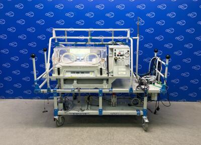 Draeger Isolette TI500 Transport Incubator on ParAid Medical Trolley