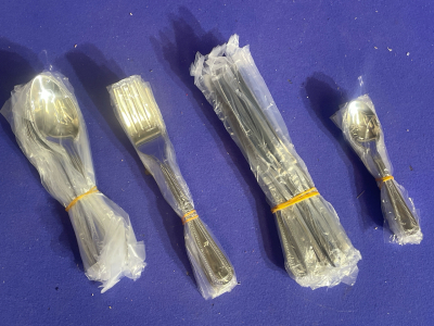 24 x Olympia Bead Cutlery Sets (total 96 items)